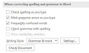 How To Remove Spelling And Grammar Mistakes From Ms Word 2016