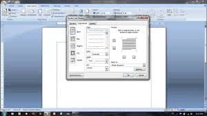 Memberi Garis Tepi Dan Bingkai Pada Ms Word 2007 Youtube