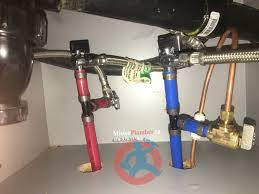 If you've updated your kitchen and added a new sink or moved the old one, you'll need to install updated plumbing for the drainage and water supply under the basin. Pex Plumbing Under The Sink Mister Plumber