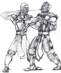 Fun, cute art for kids! Marcop Mortal Kombat Online