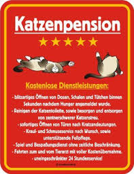 Original Rahmenlos Blechschild Gepragt Katzenpension 17x22 Cm Rostfreies Aluminium 4 Locher In Den Ecken Entgratet 4 H Katzen Katzen Zitate Katze Lustig