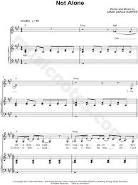 해찬) is a south korean singer and dancer born in seoul on june 6, 2000 (he later moved to jeju island with his family and grew up there before becoming a trainee). Jamie Grace Not Alone Sheet Music In A Major Transposable Download Print Sku Mn0099246