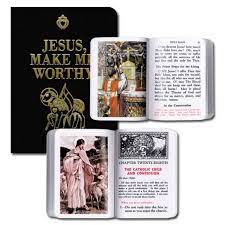 Rosary & divine mercy chaplet cd america's #1. Jesus Make Me Worthy Black Angelus Press
