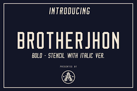 Download Brother Jhon Duo Font By Arthy Creative Fabrica SVG Cut Files