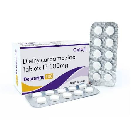 Decrazine 100 Tablet (Diethylcarbamazine 100mg) | PCD Pharma Franchise