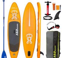 China 10.6ft orange color inflatable SUP stand up paddle ...