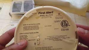 Why do i hear the smoke alarm low battery chirp if the battery is new? First Alert Smoke Alarm P1210 10 Year Battery Review Youtube