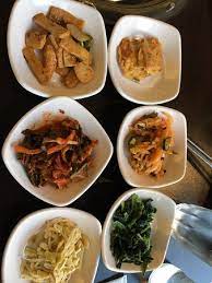 Our meals are served with many small dishes called banchan. Side Dishes Included When Ordering Main Course For The Bbq Picture Of Hansoban Korean Bbq Santiago Tripadvisor