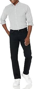 Amazon Essentials Jean extensible avec coupe athlétique pour homme, Black,  28W x 30L : Amazon.ca: Mode