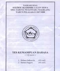 We did not find results for: Jual Soal Tes Akademik Sma Taruna Nusantara Terbaru 2008 2015 Di Lapak Soal Akademik Bukalapak