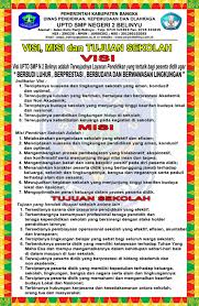 Visi dan misi sekolah haruslah menjadi. Visi Misi Tujuan Sekolah