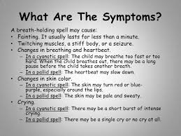 Breath Holding Spells