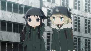 مشاهدة و تحميل Shoujo Shuumatsu Ryokou الحلقة 5 مباشرة أون لاين قصة الأنمي الحضارة قد أنتهت لكن شيتو وي وري لا تزال Anime Friendship Anime Characters Anime