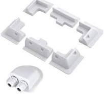 Amazon.com: 7 Pieces ABS Solar Panel Mounting Brackets,Solar ...