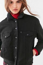 Levi S Ex Boyfriend Sherpa Trucker Jacket Denim Jacket Women Denim Jacket Sale Sherpa Jacket Outfit