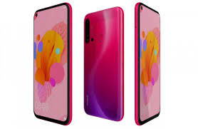 Huawei Nova 5i Red - 3D Model by Rever_Art