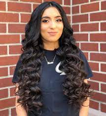 Layering your hair is part of the process! Hairstyles With Curls For Long Hair Novocom Top