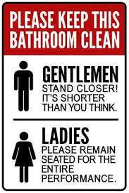 Please Keep This Bathroom Clean Warning Notice Sign Funny Bathroom Decor Idea Affiliate Home Toil Bathroom Cleaning Bathroom Posters Funny Bathroom Decor
