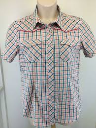 Bit And Bridle Clothing Size Chart Bit Bridle Womens Western Shirt Size M Medium Pearl Snap Short Sleeve Bitbridle Western Casual Casual Tops Casual Blouses For Women