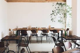 Distrikt Coffee Berlin Germany Ignant Interior Restaurant Interior Communal Table