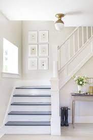 Instead of having a white plain wall for your staircase, you can use it as a canvas to pain some beautiful view of nature. 25 Pretty Painted Stair Ideas Creative Ways To Paint A Staircase