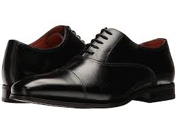 Florsheim Corbetta Cap Toe Oxford Men S Lace Up Casual Shoes Black Smooth Oxford Shoes Black Oxfords Shoes