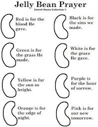 Jelly Bean Prayer Coloring Pages Easter Lessons Easter Christian Sunday School