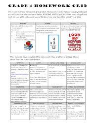 Grade 4 homework grid this is your monthly homework grid grade 4. Grade 4 Homework Grid This Is Your Monthly Homework Grid Grade 4 Homework Is To Be Handed In Every Friday And You Will Complete All Three Boxes Below Ppt Download