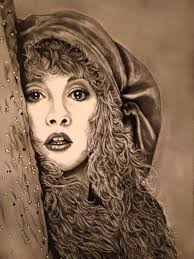 Stevie Ray Vaughan . Markers and color pencils.