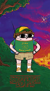 Stranger Beans Ketnipz Strangerthings Cartoon Wallpaper Iphone Stranger Things Wallpaper Cute Wallpapers