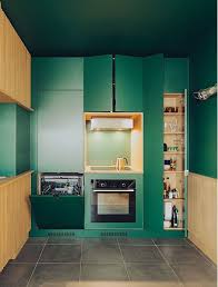 Oser Le Tout En Couleur Cuisine Verte Interieur Moderne De Cuisine Amenagement Cuisine