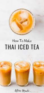 Vegan Thai Iced Tea Recipe Trending Now Aline Made Thai Tea Recipes Milk Tea Recipes Iced Drinks Recipes