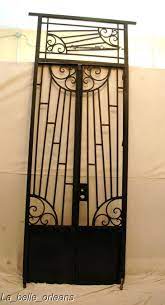 Pin By Julie Hegele On Delightful Design Iron Wrought Iron Gate Mahogany Wood Doors Art Deco
