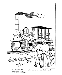 Early American Transportation Coloring Page Coloring Pages Early American Color
