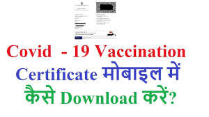 How To Download Covid Vaccination Certificate In India Youtube