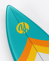 All free mockups consist of unique design with smart object layer for easy edit. Squash Tail Surfboard Mockup In Object Mockups On Yellow Images Object Mockups