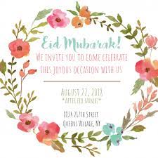 Polish your personal project or design with these invitation card transparent png images, make it even more personalized and more attractive. Eid Invite Template Postermywall