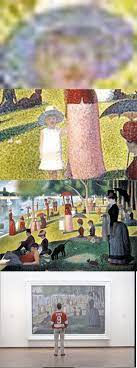 Leur conception avec nombreuses poches et bandouli�res est tr�s pratique au quotidien comme en voyage. Extreme Closeup Of Georges Seurat S Un Dimanche Apres Midi A L Ile De Download Scientific Diagram