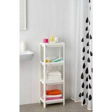 Ikea Vesken Regal 36x100x23 Cm Weiss Regal Badschrank Ikea Badregal