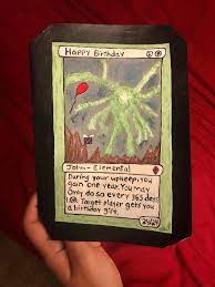 Maybe you would like to learn more about one of these? I Received A Cute Mtg Birthday Card From My Partner Who Doesn T Know The Game Super Well Magictcg