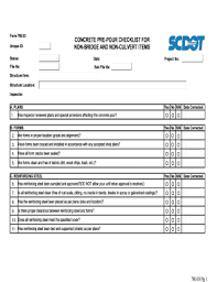 Start or turn on the mixer. Concrete Pour Checklist Pdf Concrete Pour Card