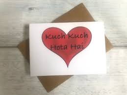 Рахул и анджали были лучшими друзьями в колледже. Kuch Kuch Hota Hai Card