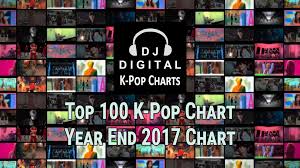 Top 200 Year End K Pop Chart 2017 Dj Digital