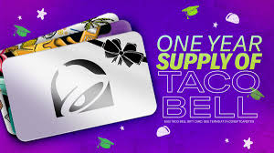 Card is redeemable only for purchases at participating taco bell locations in the u.s. Taco Bell On Twitter Congratulations Brittany Hope You Enjoy Your Graduation Gift