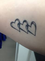 My Love Hearts Representing 3 Generations Of Cartwright Women My Nan My Mum And Me My Mum Has The Same Tat Wrist Tattoos For Women Tattoos Tattoos For Women