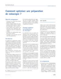 Livret Info Patient Coloscopie