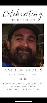 Brothers and Sisters, It is with great sorrow and a heavy heart that I  announce the untimely passing of our dear brother Andrew Medlin