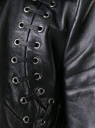 Plein Sud Fitted Leather Jacket Designer Leather Jackets Leather Jacket Designing Women