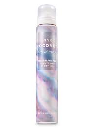Signature Collection Pink Coconut Calypso Holographic Hair Shimmer Spray Bath And Body Works Holographic Hair Body Care Bath And Body Works