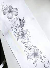 Tatouage fleur de lys : Epingle Par Ariane Donckier Sur Enrredaderas Dessins De Fleurs Pour Tatouage Tatouage Tatouage Fleur